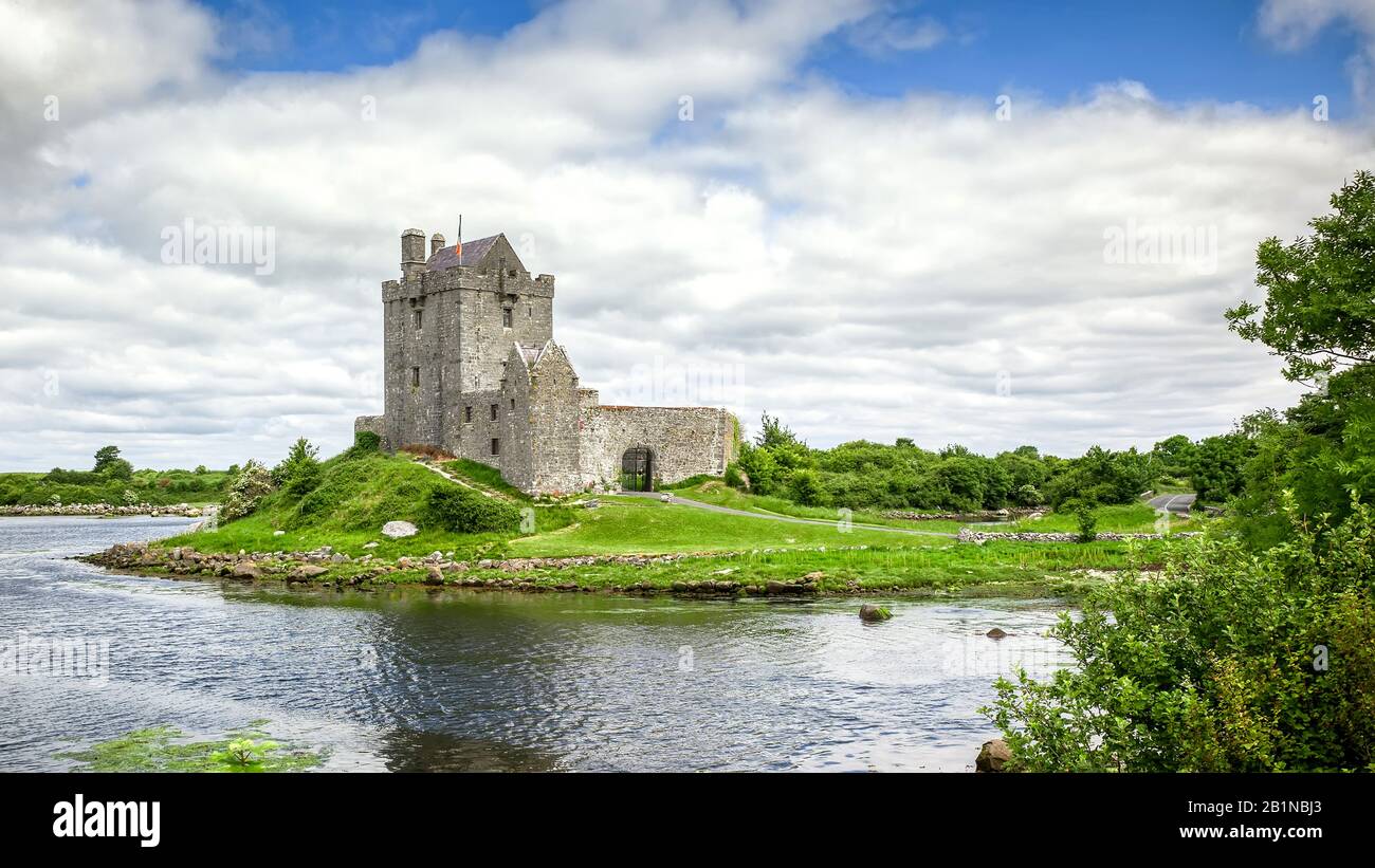 Dunguaire Castle, High Dynamic Range Image, Irland Stockfoto