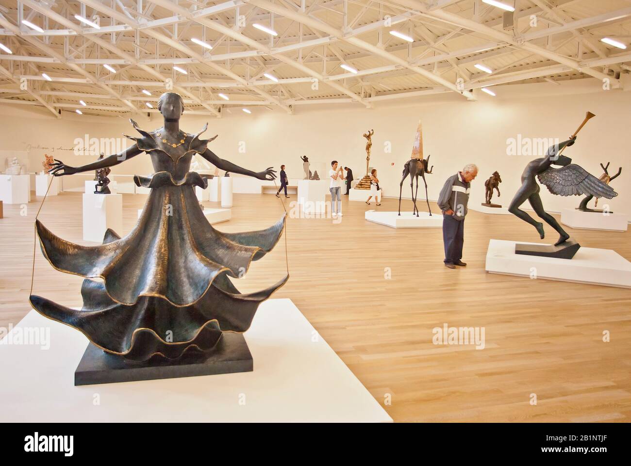 Salvador Dalí Statuen im Museum Soumaya, Polanco, Mexiko-Stadt, Mexiko Stockfoto