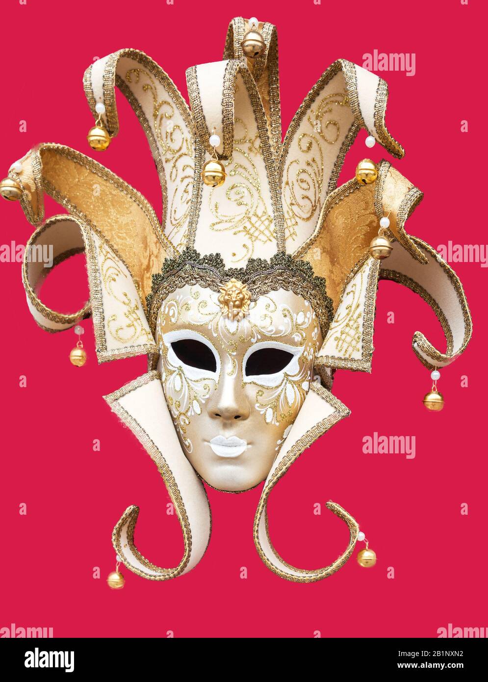 Wundervolle verzierte Maske für Karneval Stockfoto