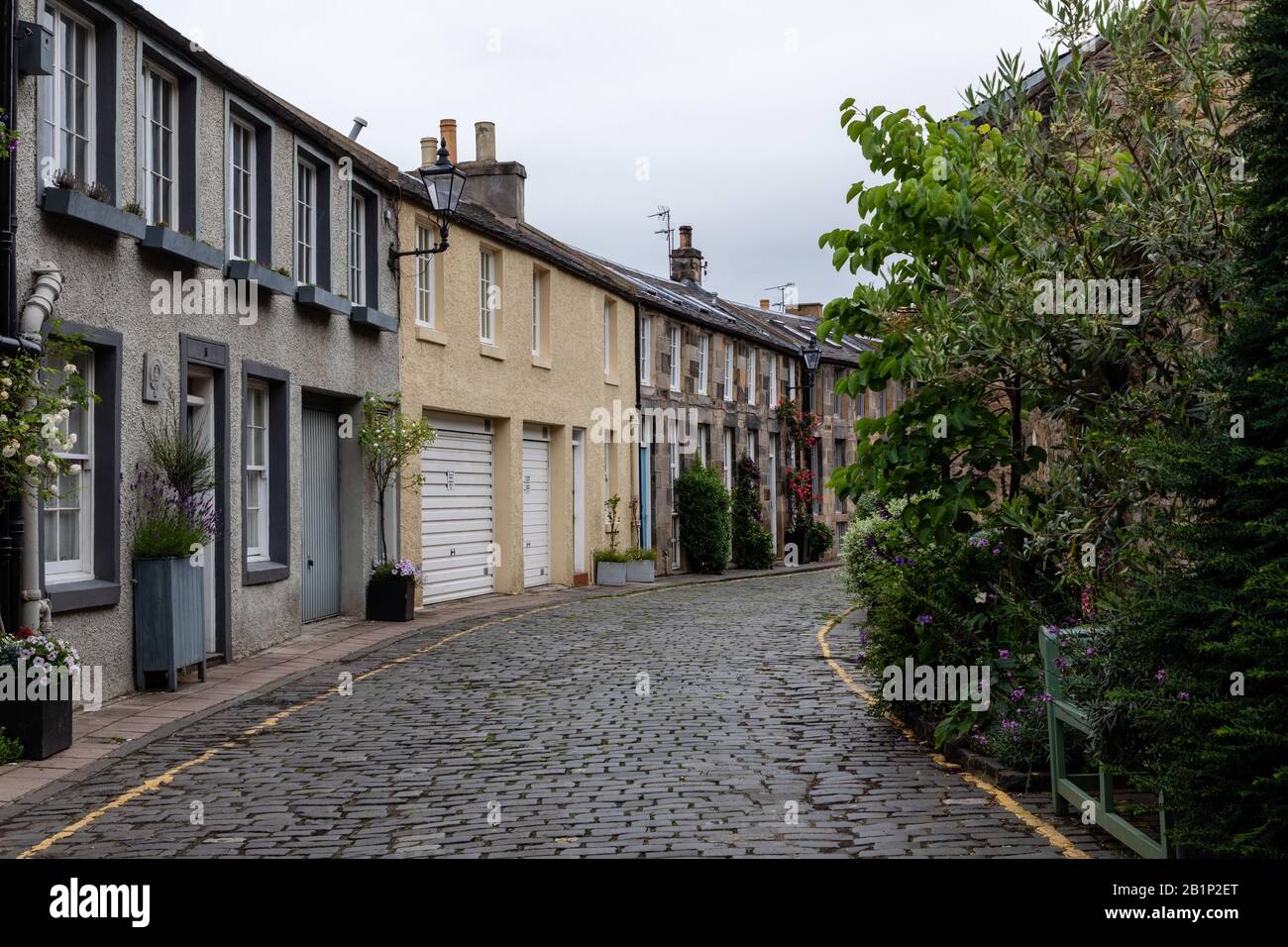 Circus Lane, Edinburgh, Schottland, Großbritannien Stockfoto