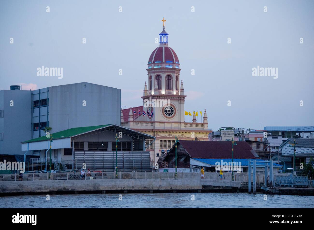 Asien, Thailand, Bangkok, Kirche Santa Cruz - Kudi Chin Stockfoto