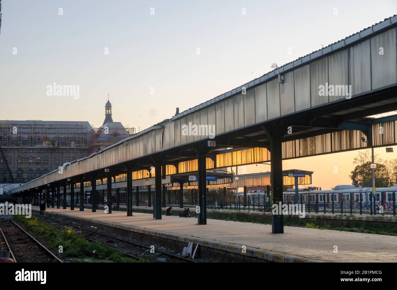 Bahnhof Haydarpasa (Editorial) Stockfoto