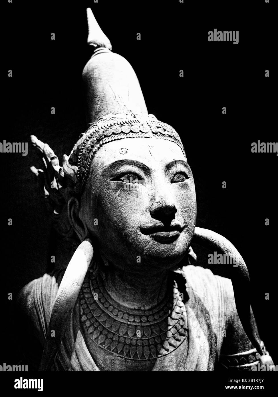 Hindu-Statue im Pitt Rivers Museum, Oxford. Stockfoto