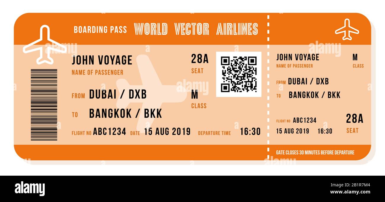 Boarding pass qr code kaufen Alamy