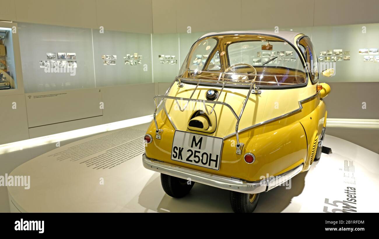 BMW Izetta im Museum Stockfoto