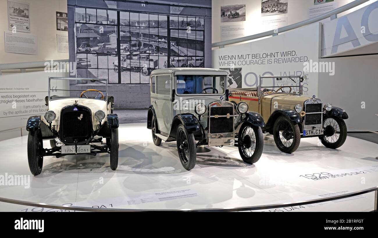 BMW-Retro-Autos aus dem Jahr 1929 Stockfoto