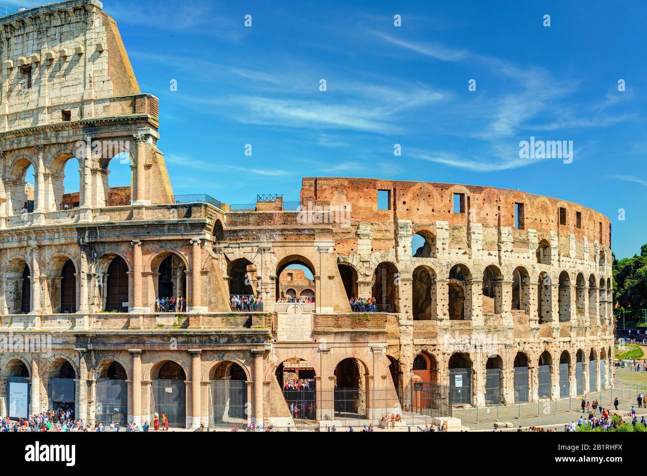 Kolosseum (Kolosseum) in Rom, Italien Stockfoto