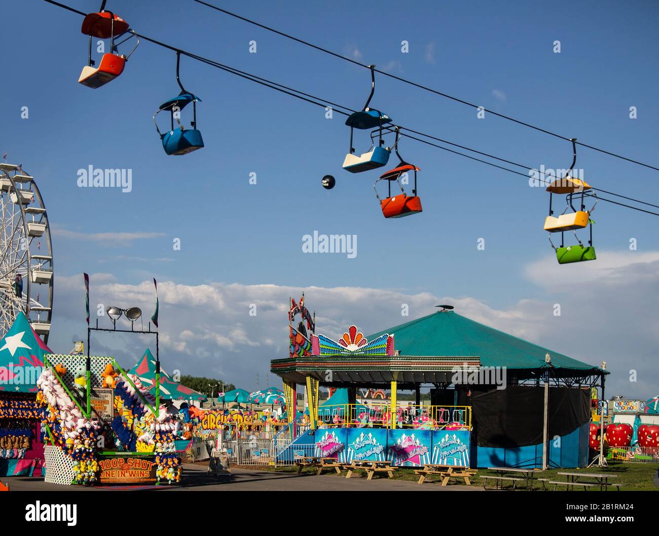 Midway auf der New York State Fair, August 2018 Stockfoto
