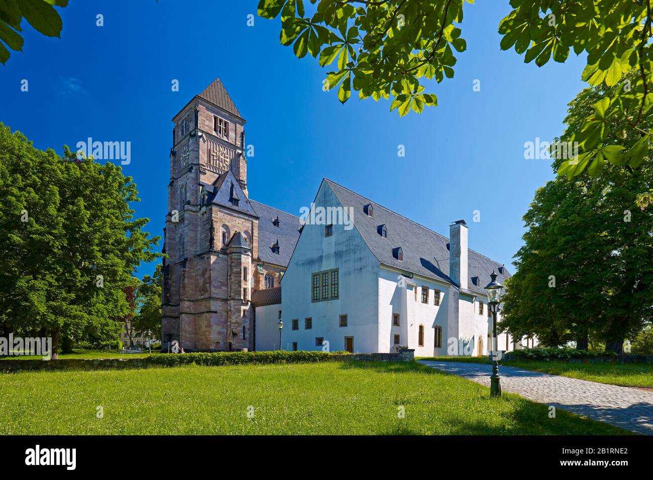 Schlosskirche mit Schlossbergmuseum in Chemnitzer, Sachsen, Deutschland, Stockfoto