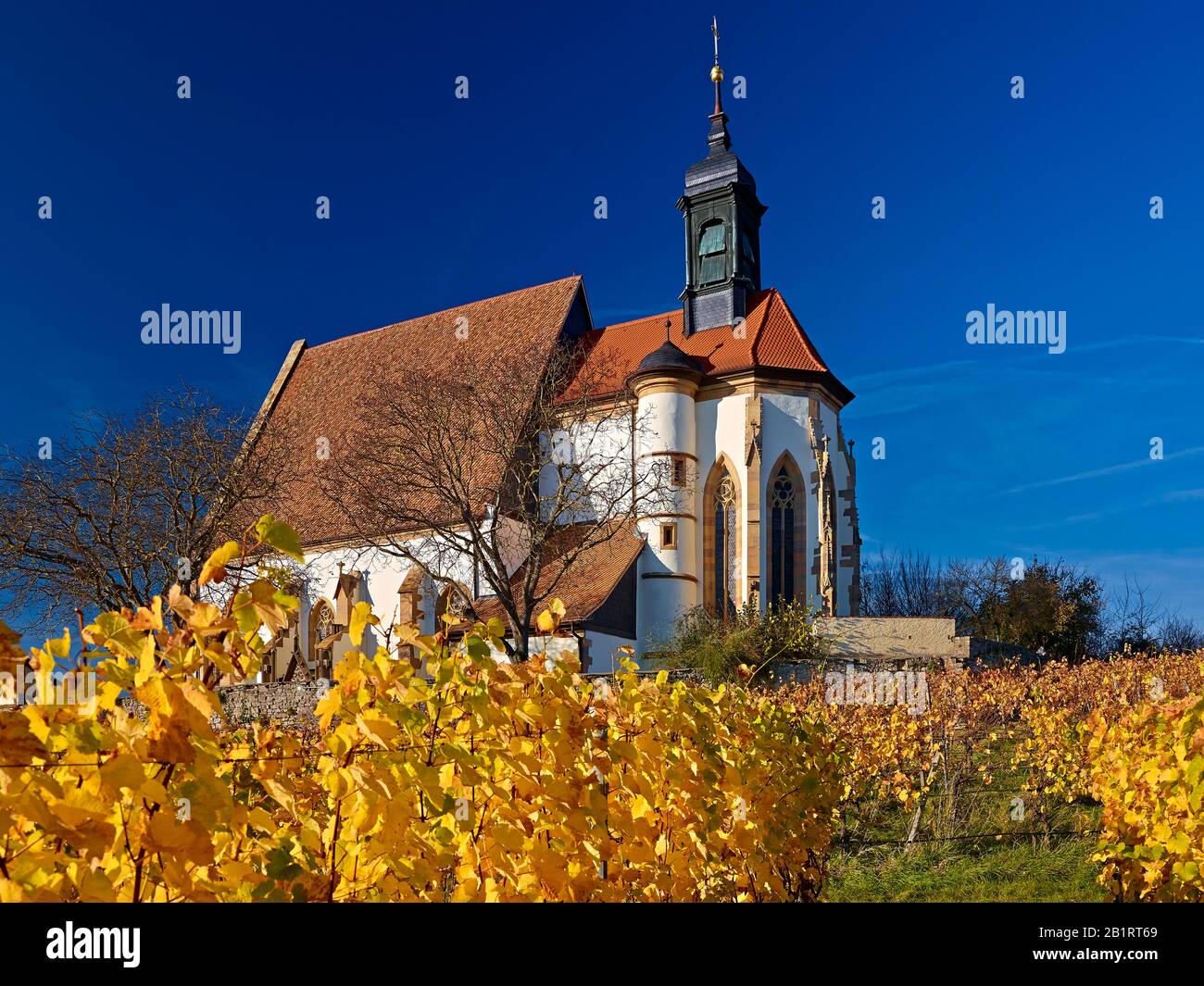 Kirche Maria im Weingarten bei Volkach am Main, Unterfranken, Bayern, Deutschland Stockfoto
