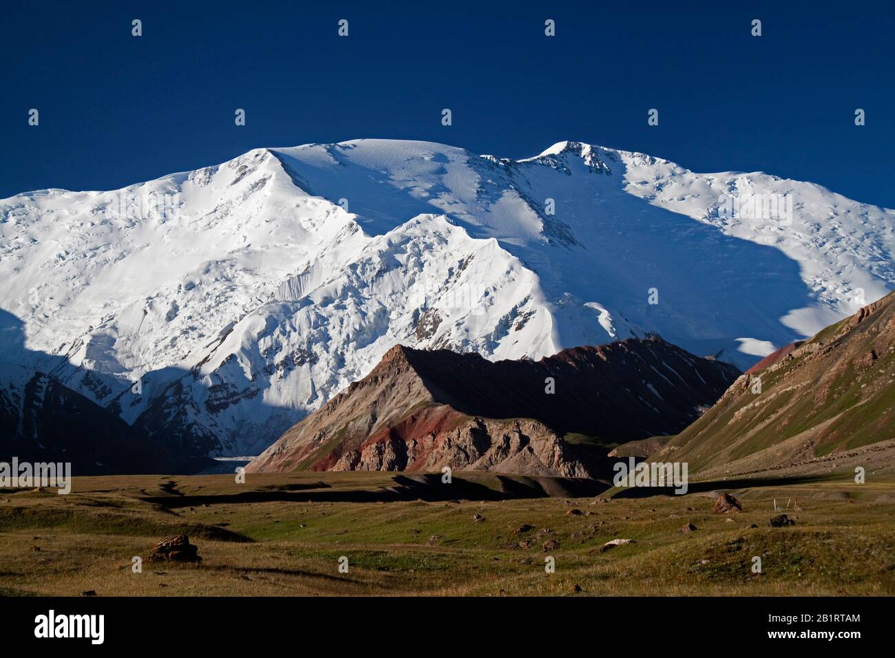 Lenin Peak, Transalai Range, Pamir-Gebirge, Tadschikistan und Kirgisistan, Zentralasien Stockfoto