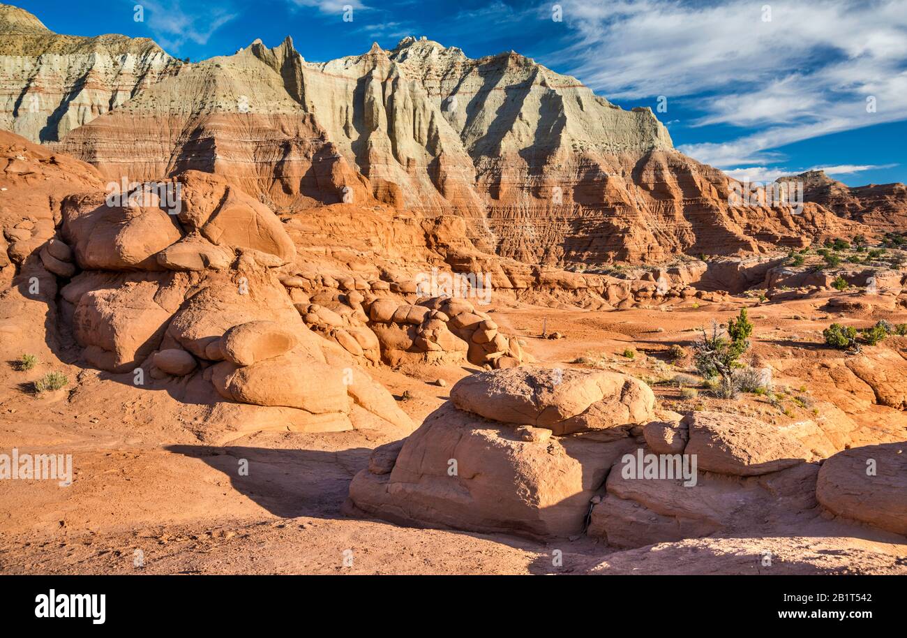 Angels Palace Trail bei Sonnenuntergang, Kodachrome Basin State Park, Utah, USA Stockfoto