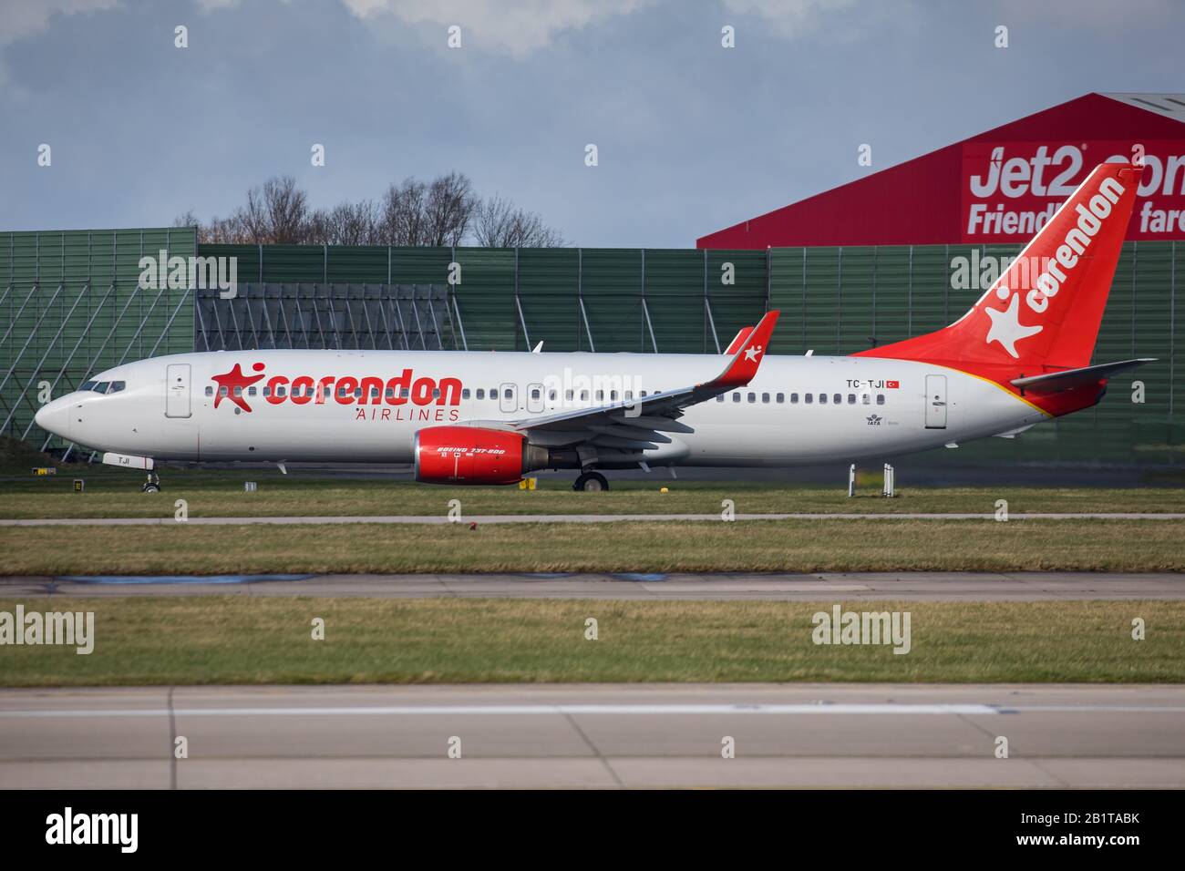 TC-TJI Corendon Airlines Boeing 737-800 Stockfoto