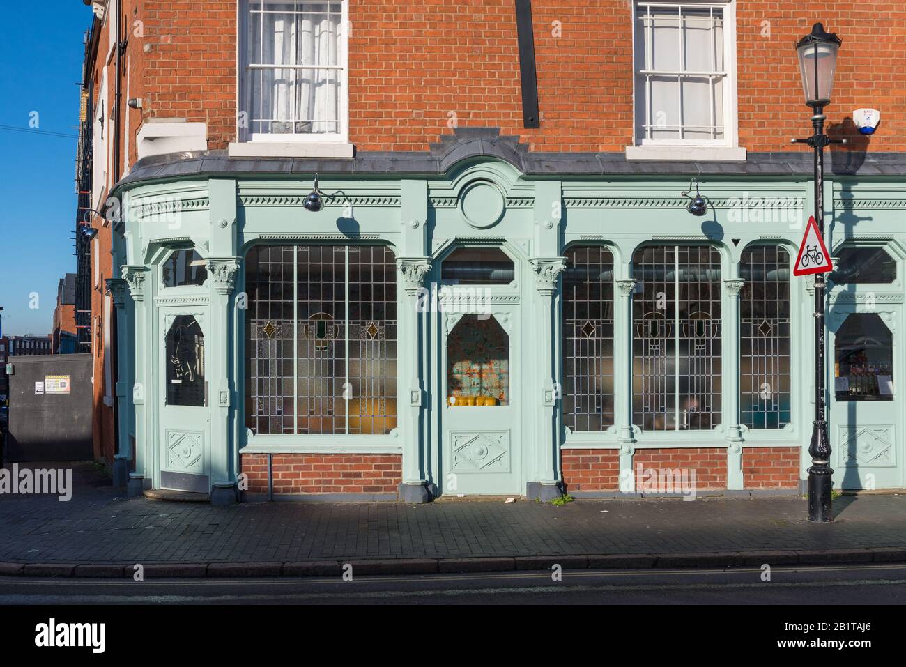 The Pig and Tail modern british Pub in Birmingham's Jewelry Quarter, Hockey, Birmingham, Großbritannien Stockfoto