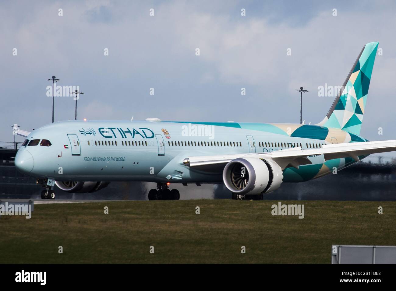 A6-BMH Etihad Airways Boeing 787-10 Dreamliner Stockfoto