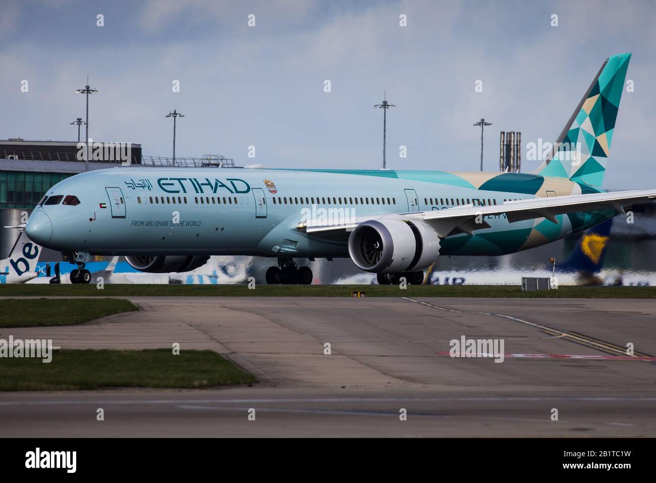 A6-BMH Etihad Airways Boeing 787-10 Dreamliner Stockfoto