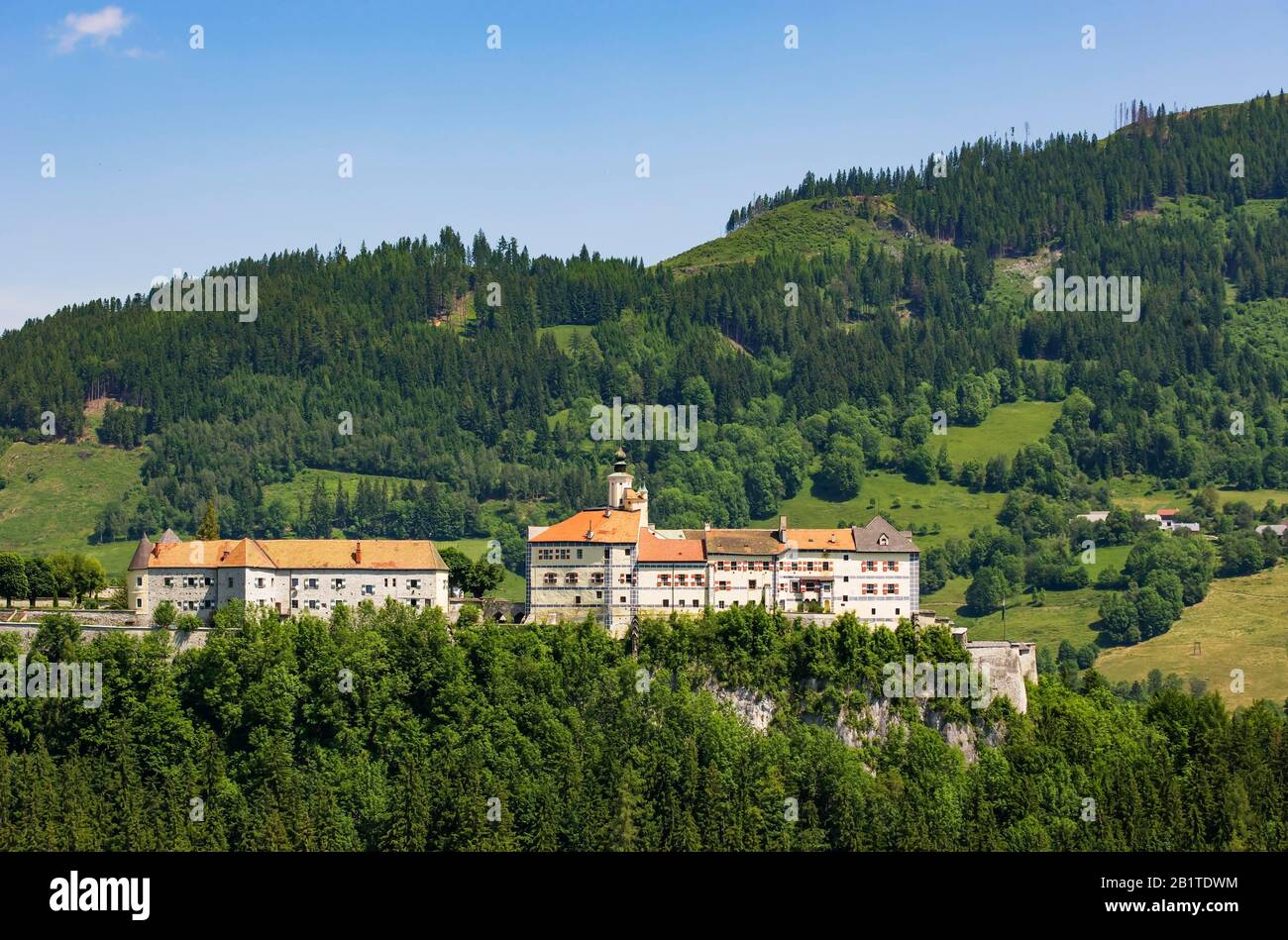 Schloss Strechau, Rottenmann, Bezirk Lienz, Styria, Österreich Stockfoto