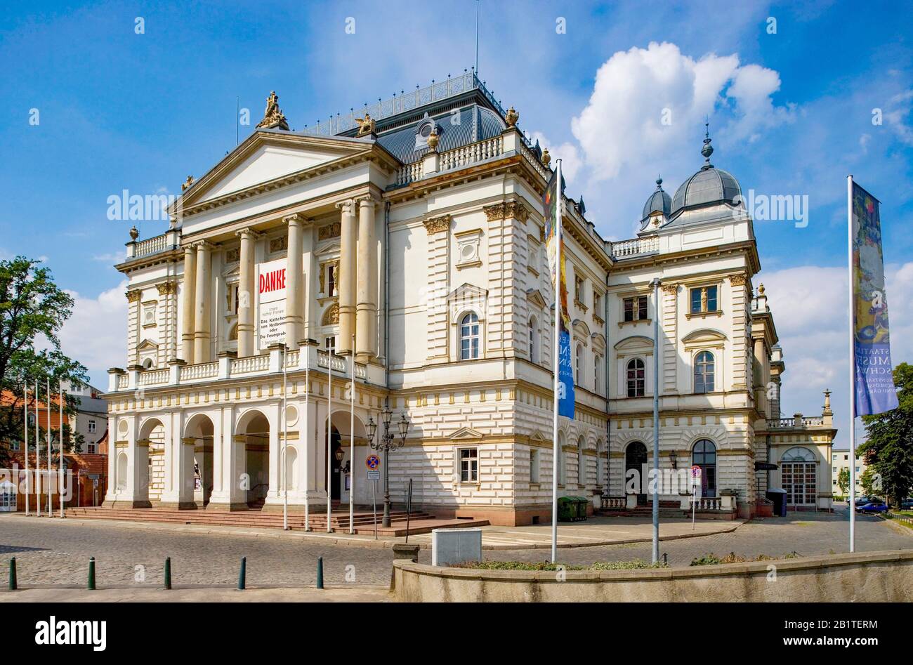 Meklenburger Staatstheater, Schwerin, Mecklenburg-Vorpommern, Deutschland Stockfoto