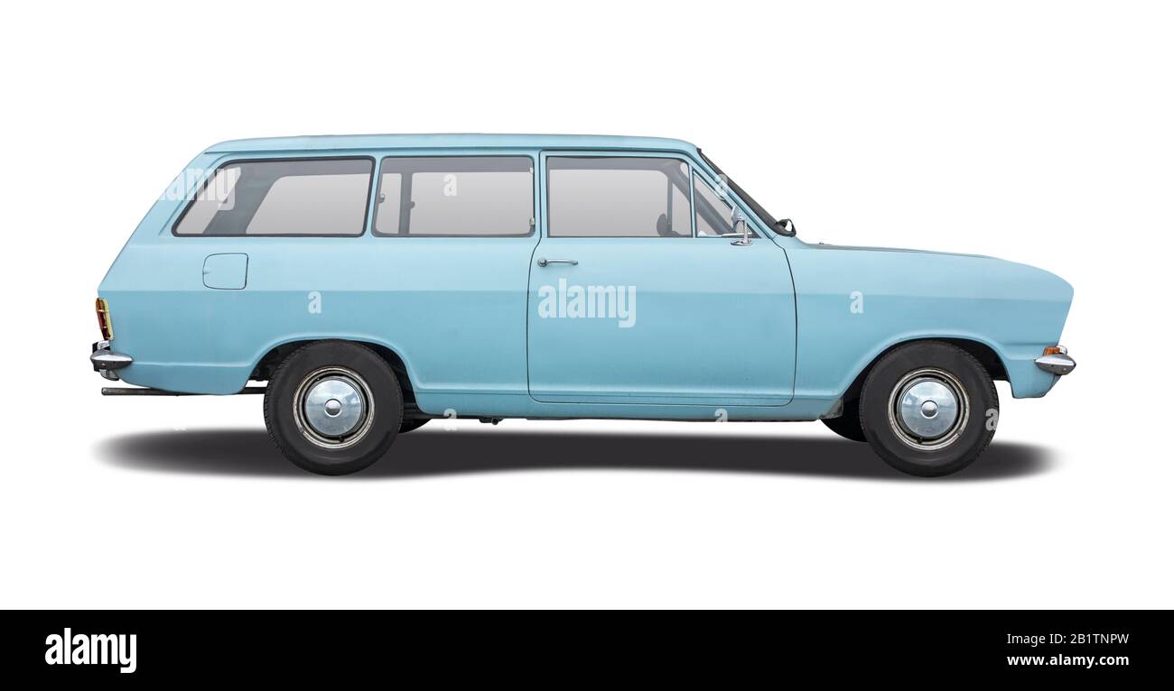 Klassischer deutscher Kombi isoliert auf Weiß Stockfoto