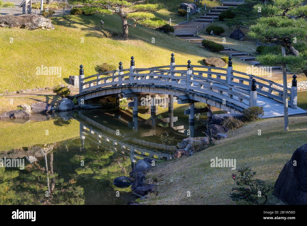 Gyokusen Inmaru Garden, Kaanazawa Castle Park, Kanazawa, Japan Stockfoto