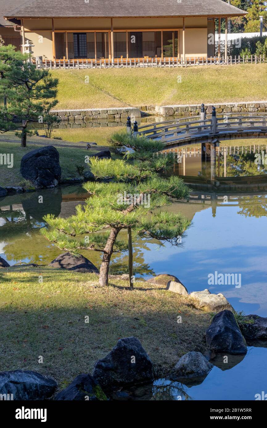 Gyokusen Inmaru Garden, Kaanazawa Castle Park, Kanazawa, Japan Stockfoto