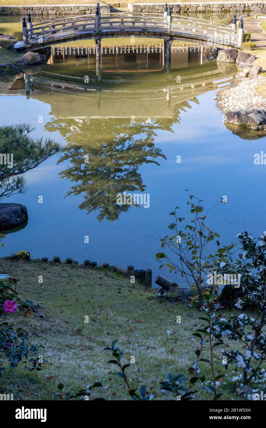 Gyokusen Inmaru Garden, Kaanazawa Castle Park, Kanazawa, Japan Stockfoto