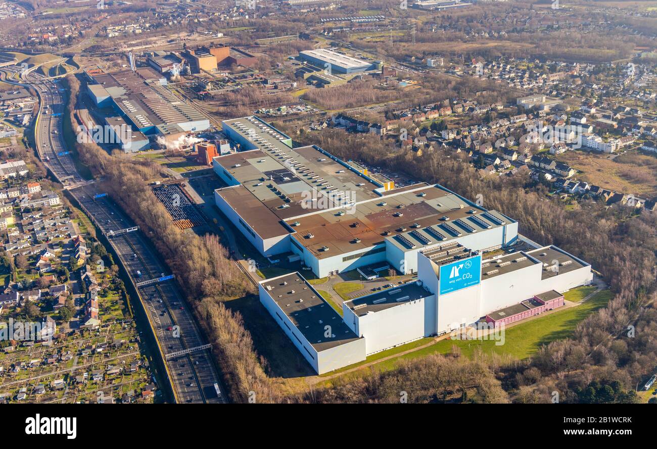 Luftbild, werk der thyssenkrupp Steel Europe AG, München, Essener