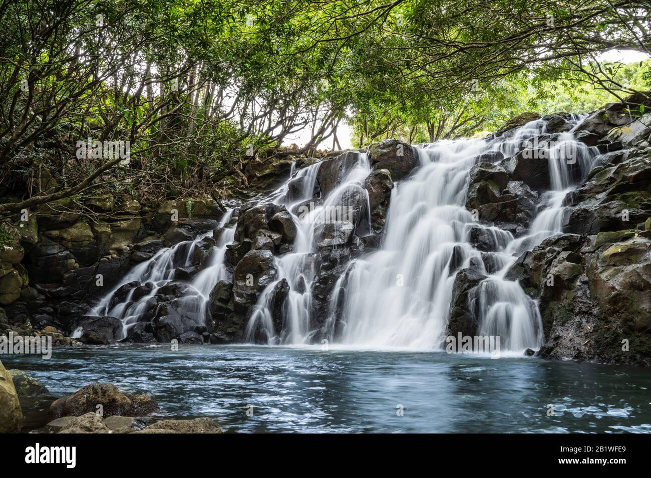 Vacoas Wasserfall In Chamarel, Insel Mauritius, Afrika Stockfoto