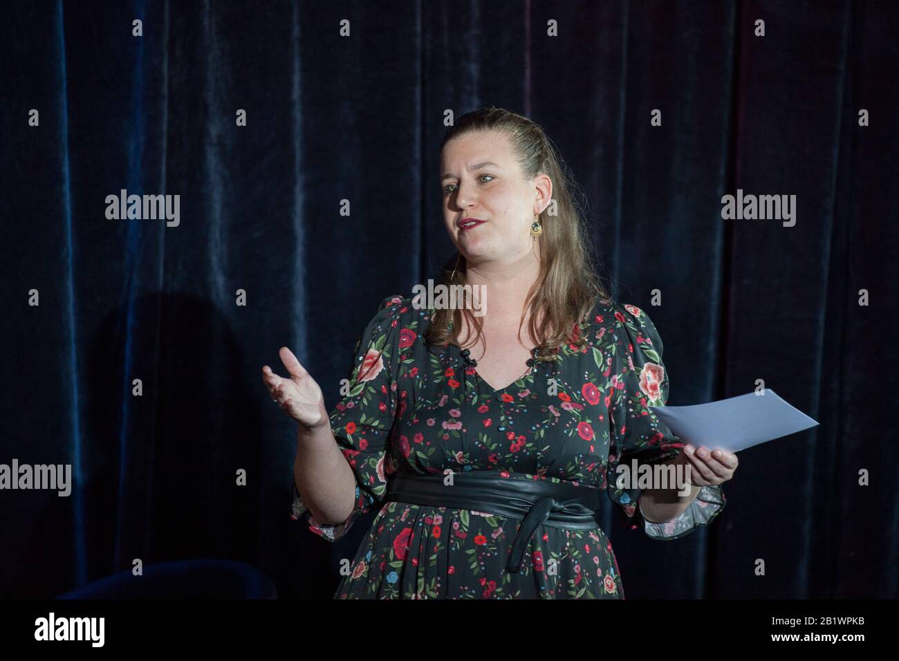 Sitzung zur Reform der französischen Renten durch den politischen Teil Frankreichs Insoumise Stockfoto