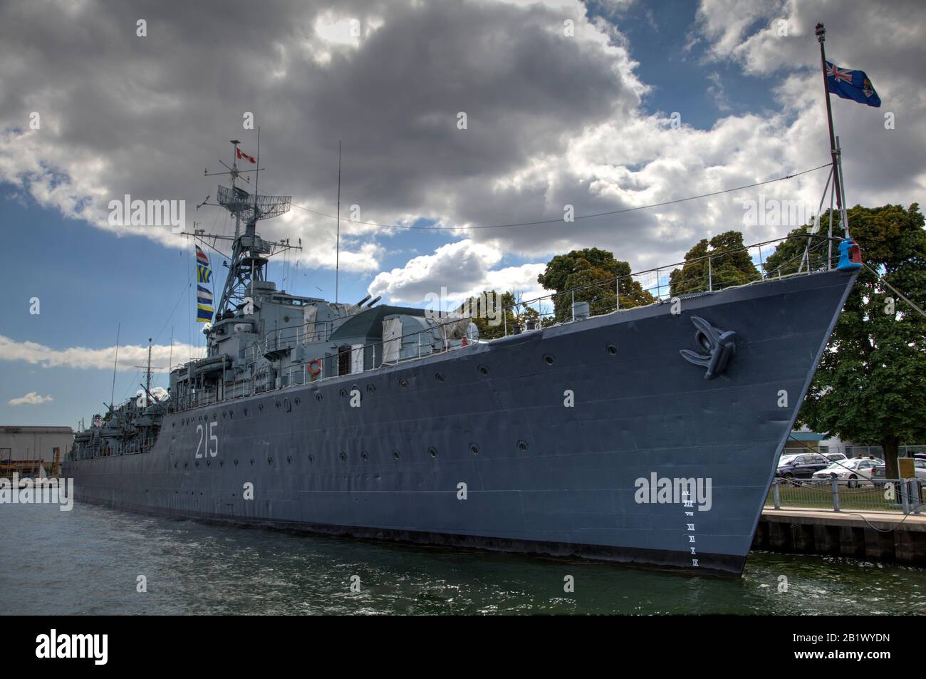 Tribal-Klasse-Destroyer HMCS Haida in Hamilton Ontario Stockfoto