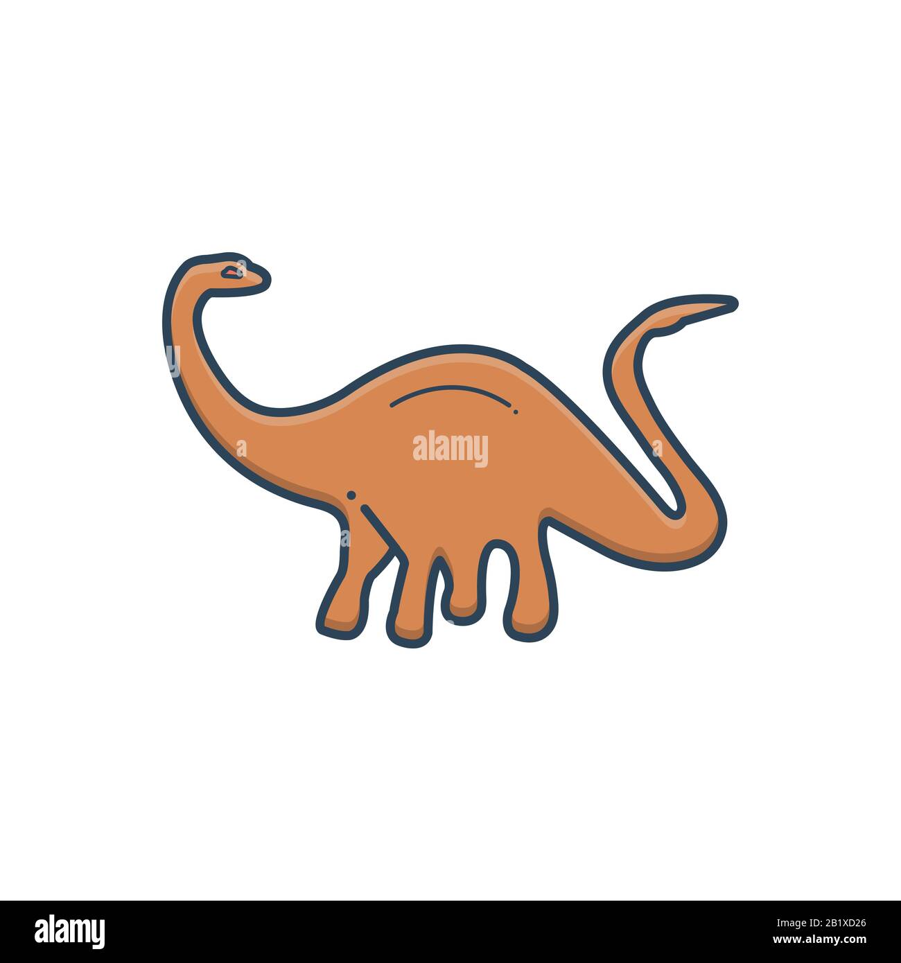 Abbildung für Dinosaurier Stock Vektor