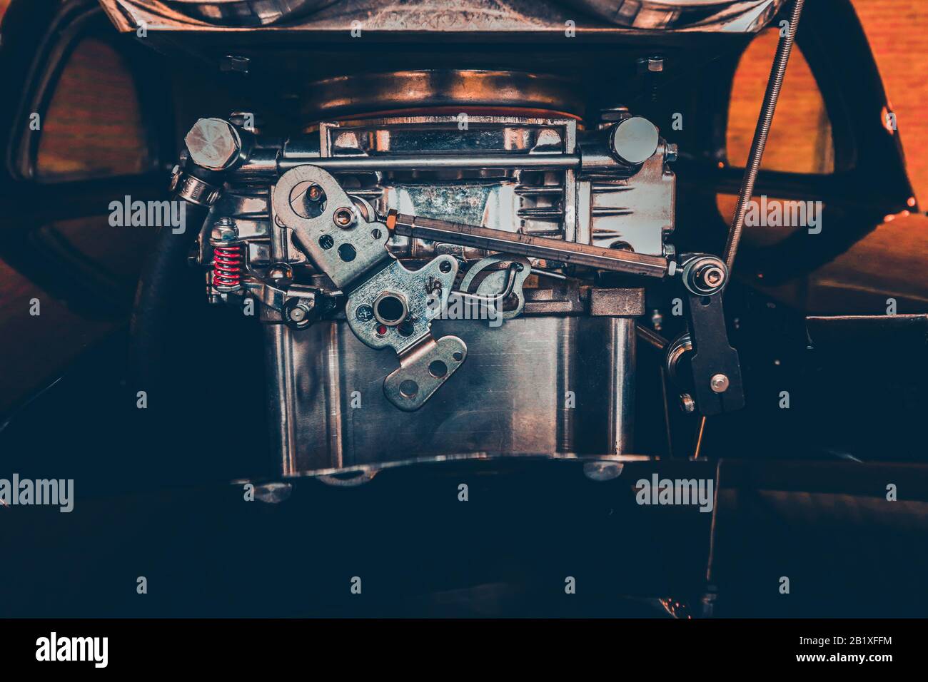 Vintage- und Steam-Punk inspirierten moody cineastischen Hintergrund Stockfoto