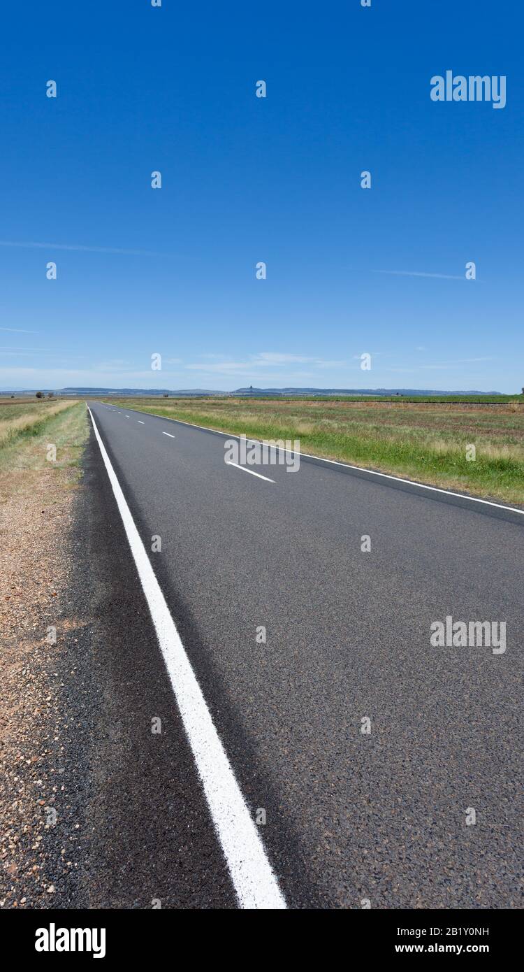 Das Gebiet um die Liverpool Plains liegt im Zentrum von NSW und ist eines der besten landwirtschaftlichen Flächen Australiens. Stockfoto