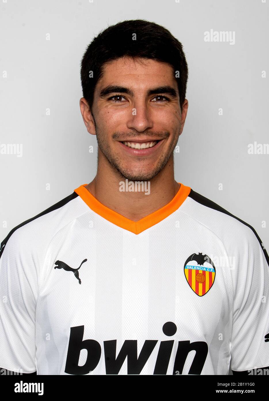 Fußball Spanien - La Liga Santander 2019-2020 / ( Valencia Club de Futbol ) - Carlos Soler Barragan Stockfoto