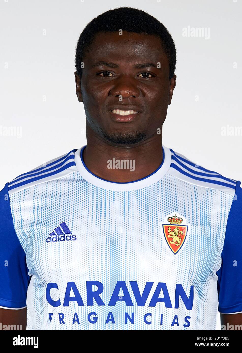 Fußball Spanien B - La Liga SmartBank 2019-2020 / ( Real Zaragoza ) - Federico Bikoro Akieme Stockfoto