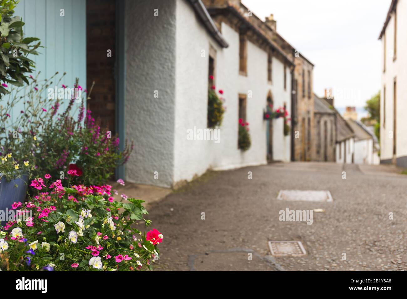 National Trust für Schottland Immobilie in Culross Fife Schottland wiederhergestellt Stockfoto