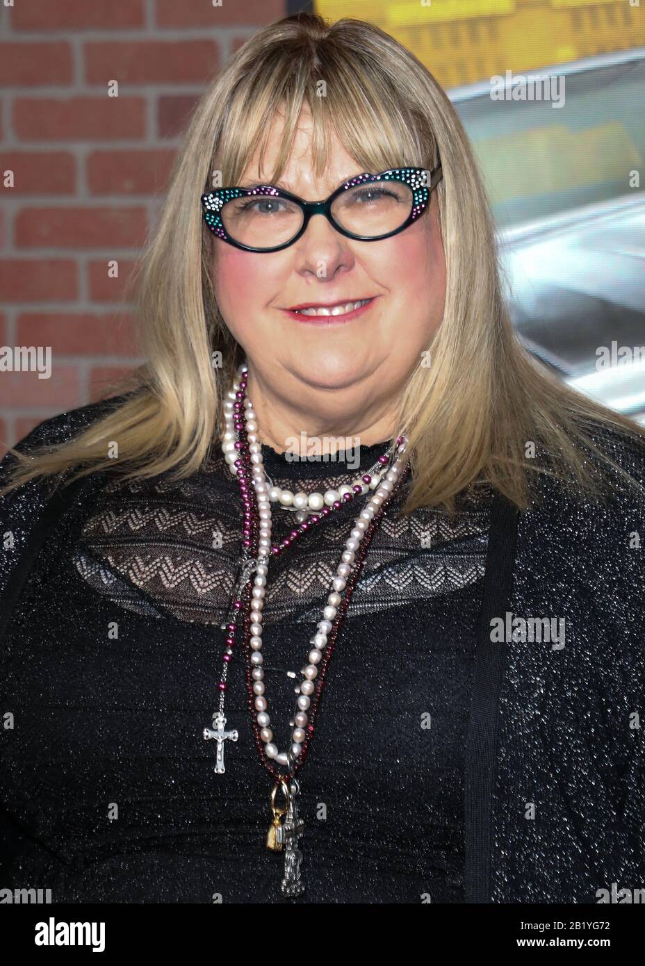 Westwood, Vereinigte Staaten. Februar 2020. Westwood, LOS ANGELES, KALIFORNIEN, USA - 27. FEBRUAR: Colleen Camp kommt bei der Premiere Von Netflix 'Spenser Confidential' am 27. Februar 2020 im Regency Village Theatre in Westwood, Los Angeles, Kalifornien, USA, an. ( Credit: Image Press Agency/Alamy Live News Stockfoto