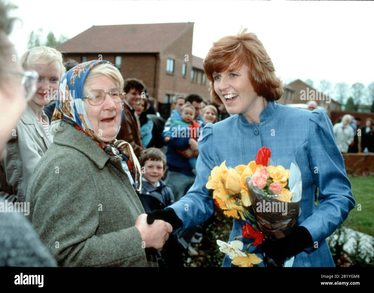 Sarah Ferguson, HRH Duchess of York besucht Aylesbury, England, Mai 1991 Stockfoto