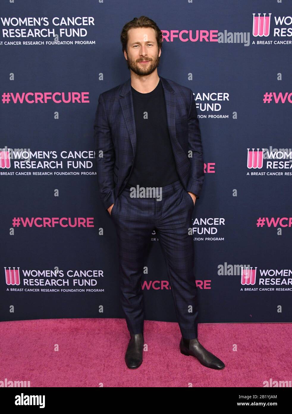 27. Februar 2020 - Beverly Hills, Kalifornien - Glen Powell. Der Frauenkrebs-Forschungsfonds Ist Ein Unvergesslicher Abend 2020 im Beverly Wilshire Hotel. Fotowredit: Birdie Thompson/AdMedia/MediaPunch Stockfoto