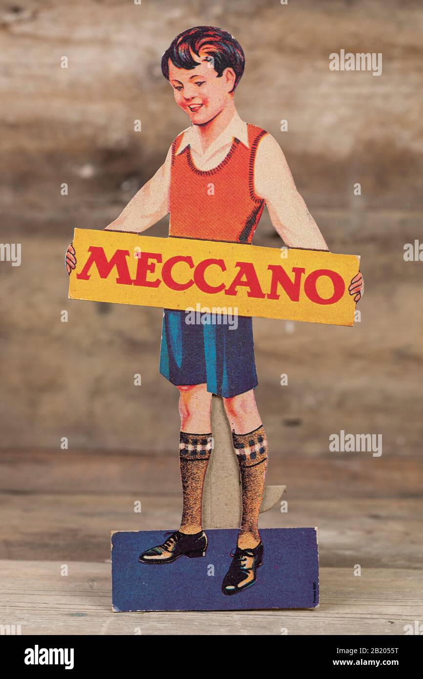 Ein Meccano Point-of-Sale-Wert Stockfoto