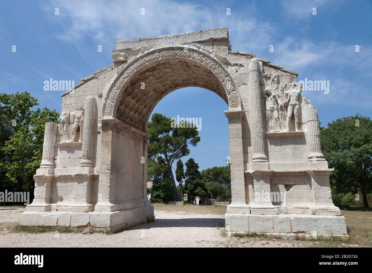 Les Antiques (Provence, Frankreich) Stockfoto