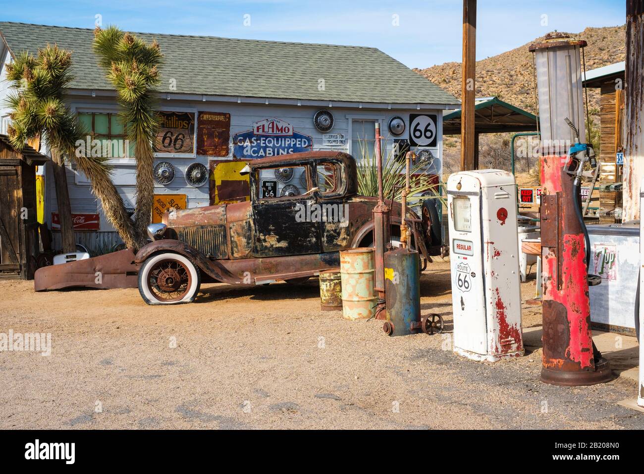 Hackberry General Stores, 1255 AZ-66, Kingman, AZ 86411, USA Stockfoto