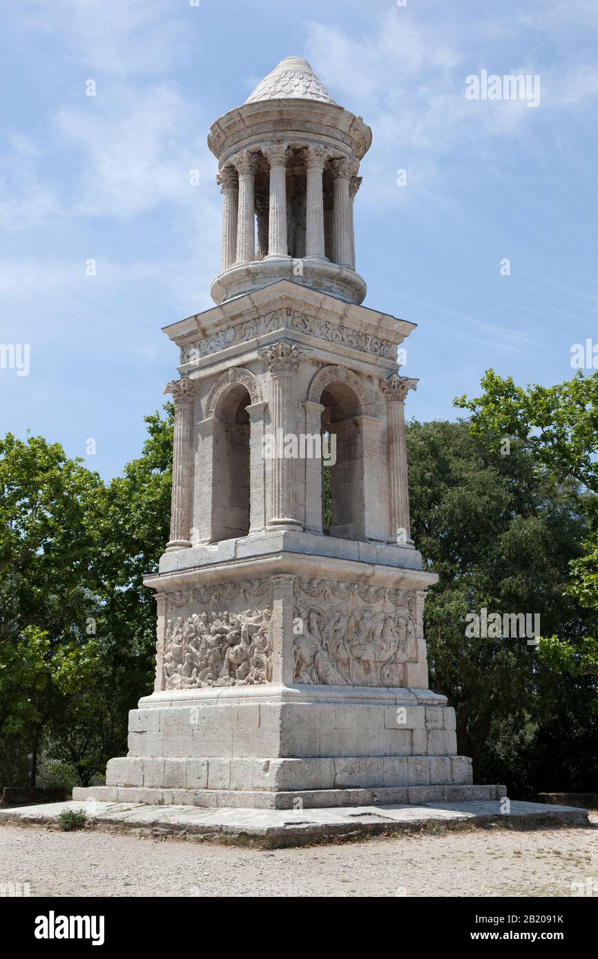 Les Antiques (Provence, Frankreich) Stockfoto