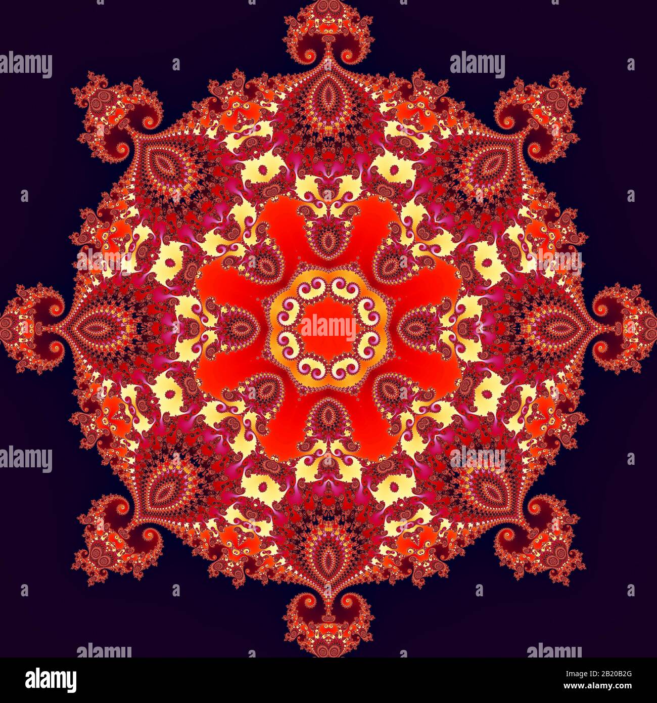 Kaleidoskop-Muster Stockfoto