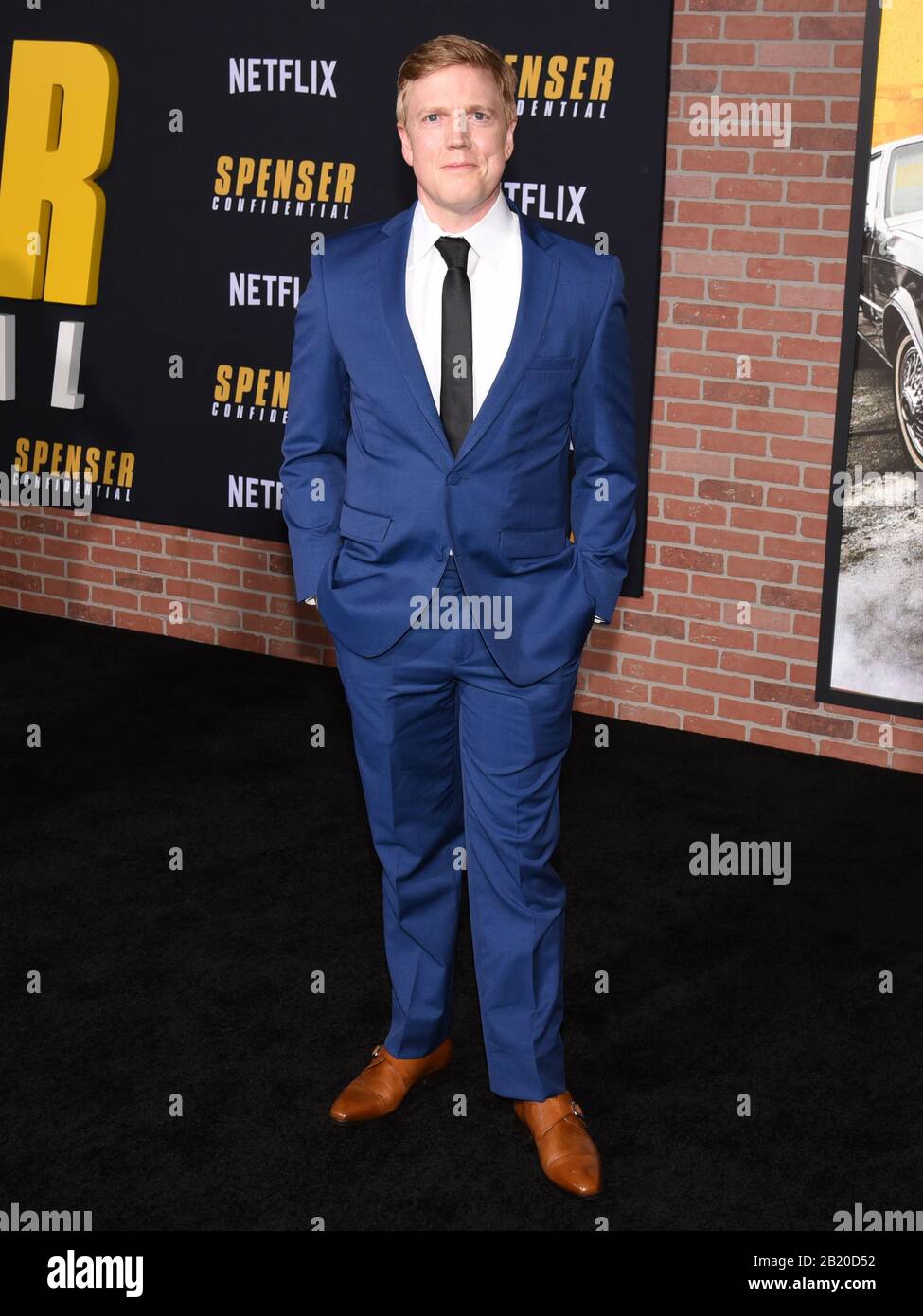 27. Februar 2020 - Westwood, Kalifornien - Dustin Tucker. Netflix ''Spenser Confidential'' Los Angeles Premiere im Regency Village Theatre. (Bild: © Billy Bennight/AdMedia über ZUMA Wire) Stockfoto