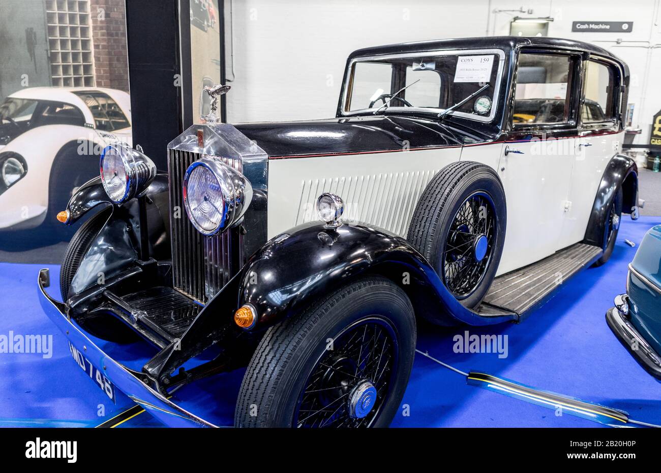 A 1933 Rolls Royce 20/25 Auf Der Classic Car Show London 2020 Stockfoto