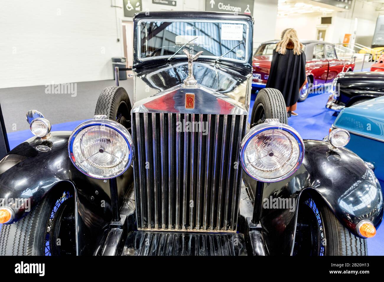 A 1933 Rolls Royce 20/25 Auf Der Classic Car Show London 2020 Stockfoto