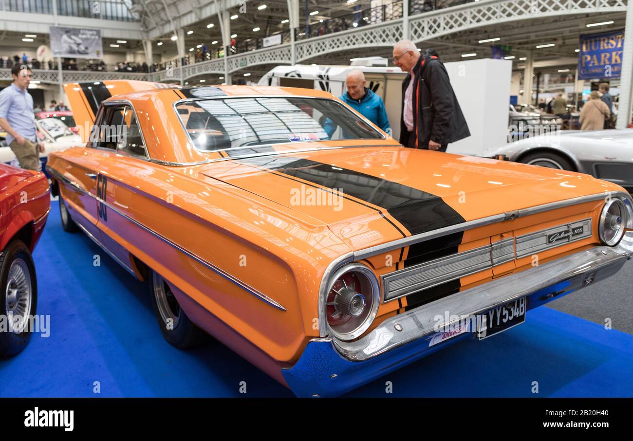 American Ford Galaxy 500 auf Der Classic Car Show London 2020 Stockfoto