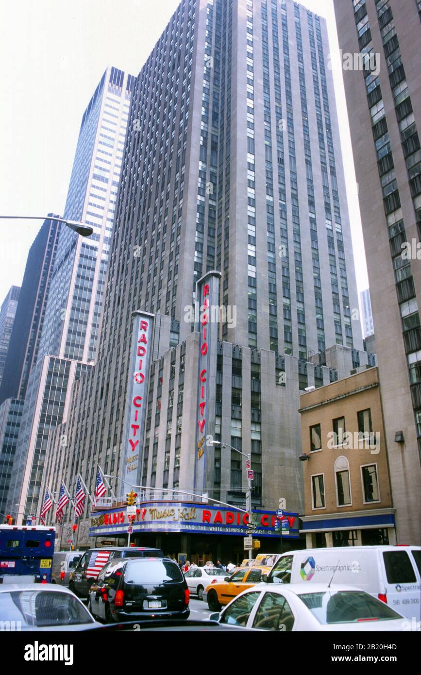 Radio City Music Hall New York City, USA Stockfoto