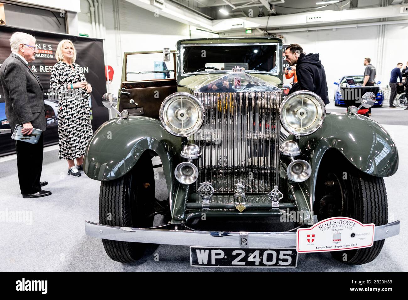 Ein Rolls Royce Phantom aus dem Jahr 1937 Auf Der Classic Car Show London 2020 Stockfoto